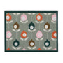 Pepino Green Outdoor Doormat. Made from ECONYL regenerated yarn featuring a floral design.