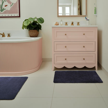 Hug Rug Sense Bath - French Navy
