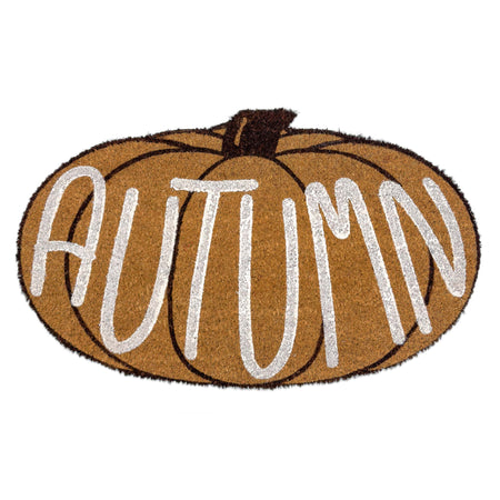 MadeBeyond Printed Coir Shaped Autumn Pumpkin