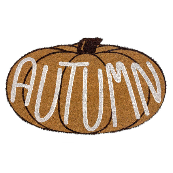 My Mat Printed Coir Shaped Autumn Pumpkin