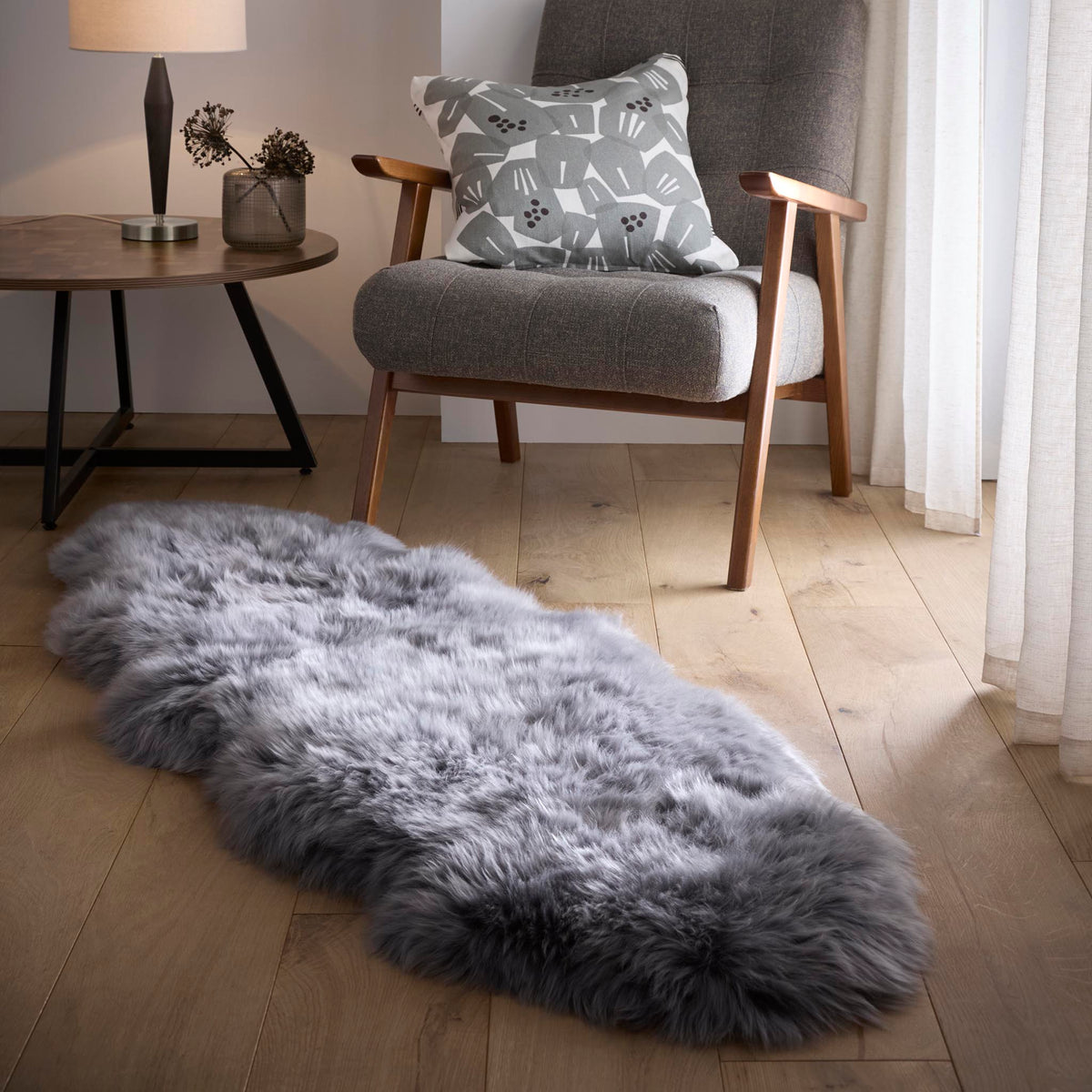 Origins Genuine Sheepskin Grey