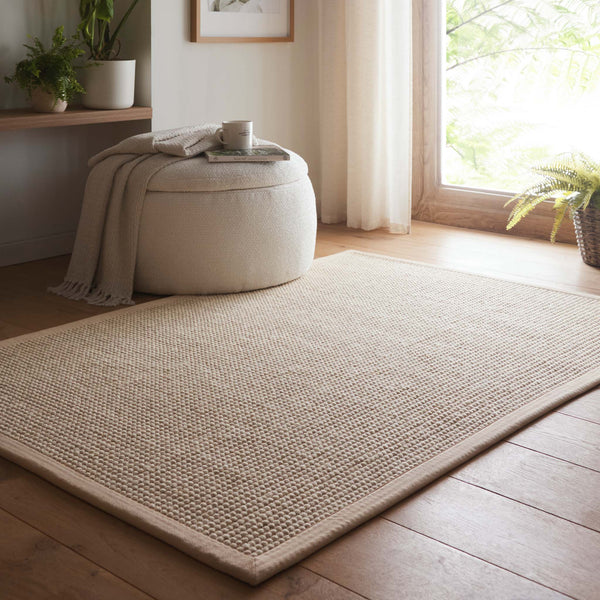Origins Sisal Boucle with Beige Border