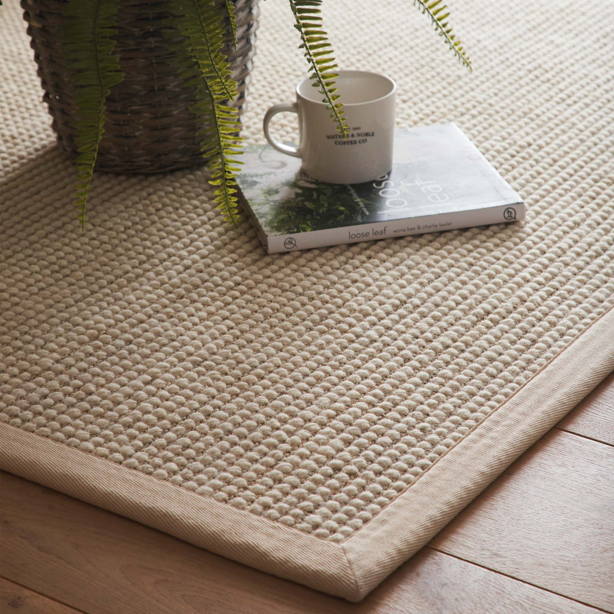 Origins Sisal Boucle with Beige Border