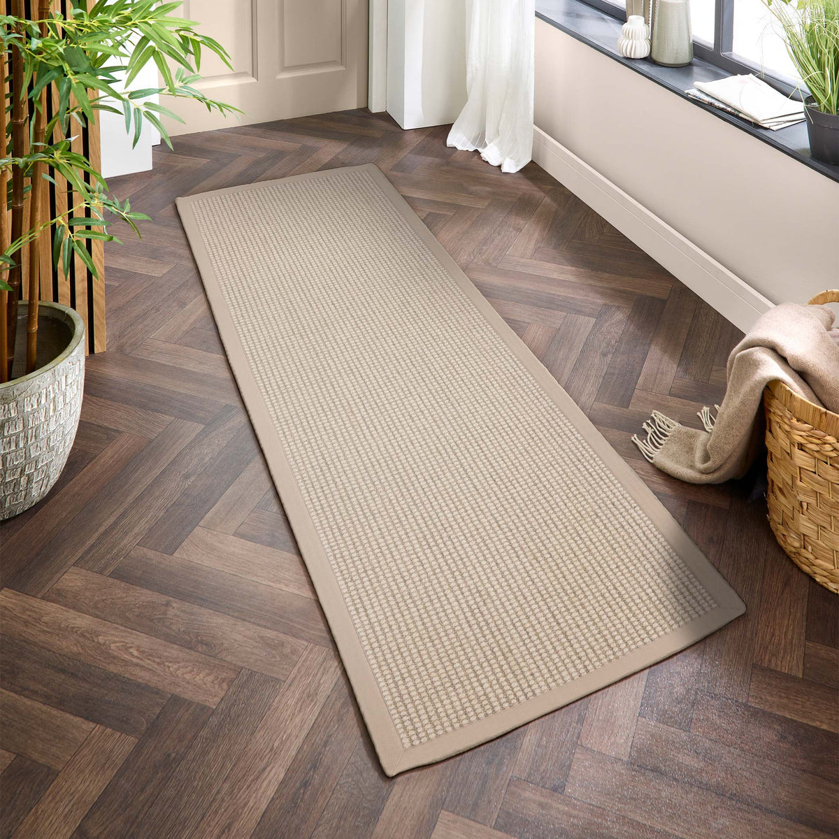 Origins Sisal Boucle with Beige Border
