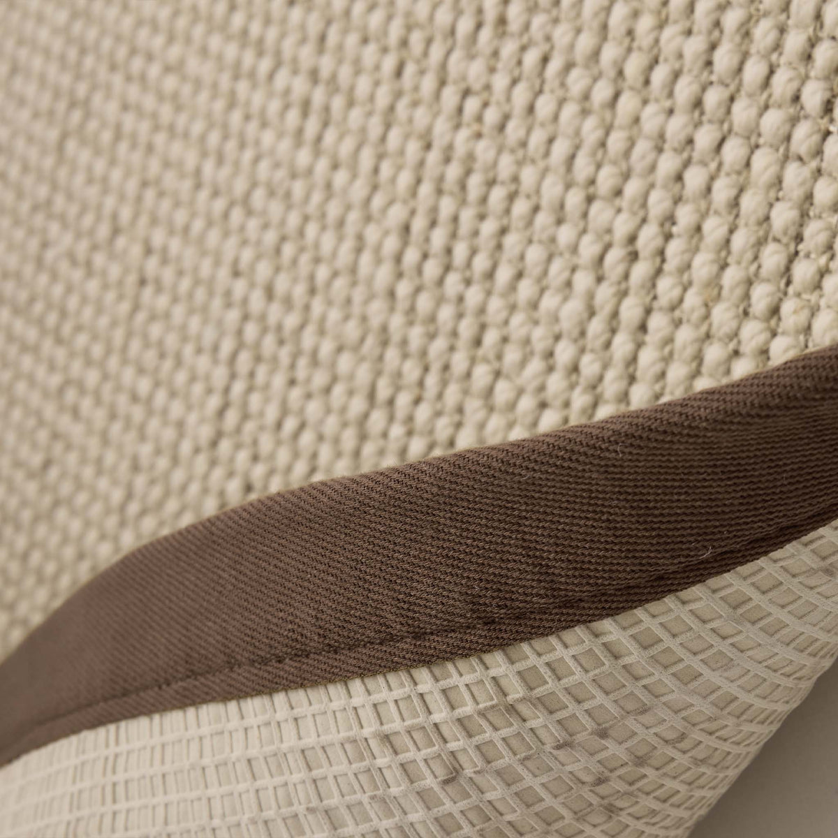 Origins Sisal Boucle with Mocha Border