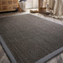 Origins Sisal Dark Grey with Grey Border