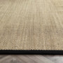 Origins Sisal Light Beige with Black Border