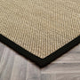 Origins Sisal Light Beige with Black Border
