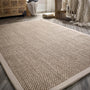 Origins Sisal Light Beige with Sand Border