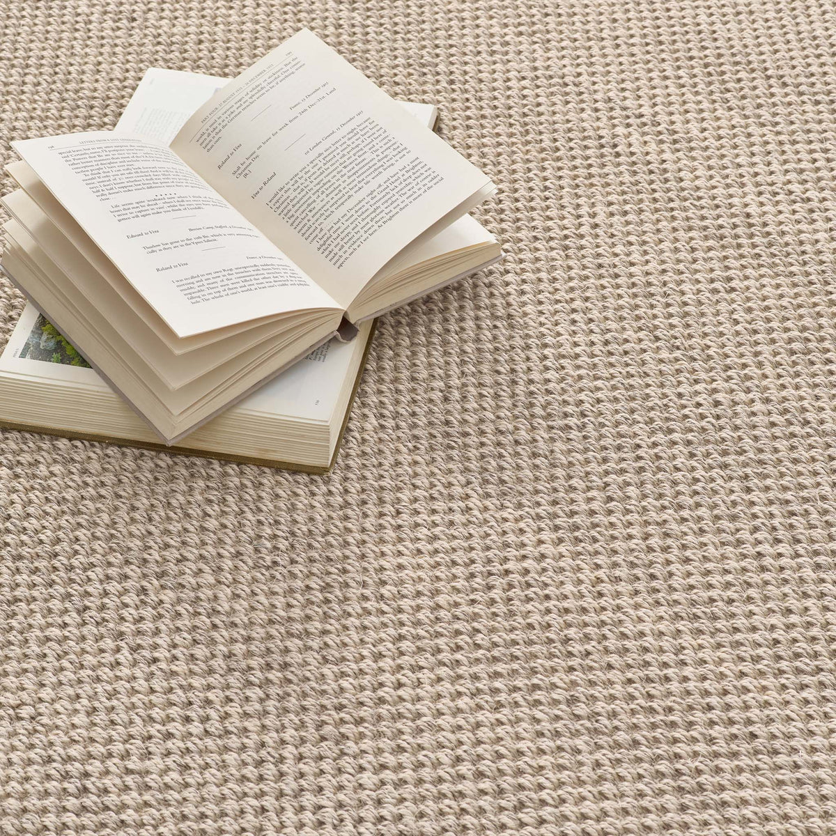 Origins Sisal Light Beige with Sand Border