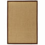 Origins Sisal Warm Natural with Dark Brown Border