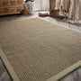 Origins Sisal Sage Green with Sage Green Border