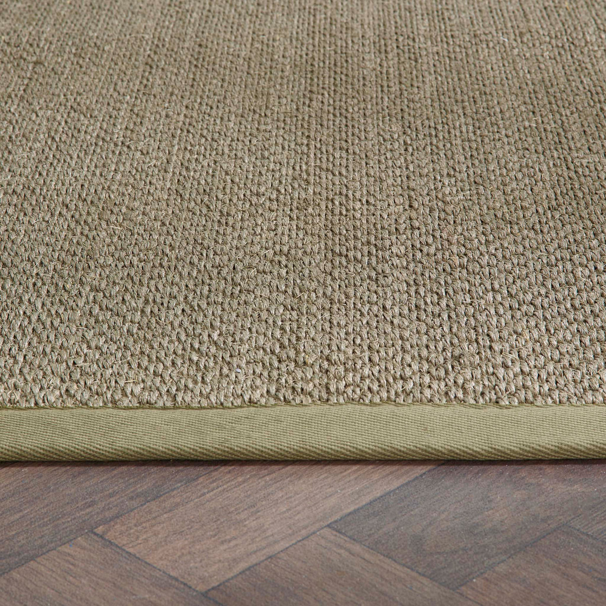 Origins Sisal Sage Green with Sage Green Border