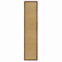 Origins Sisal Warm Natural with Dark Brown Border