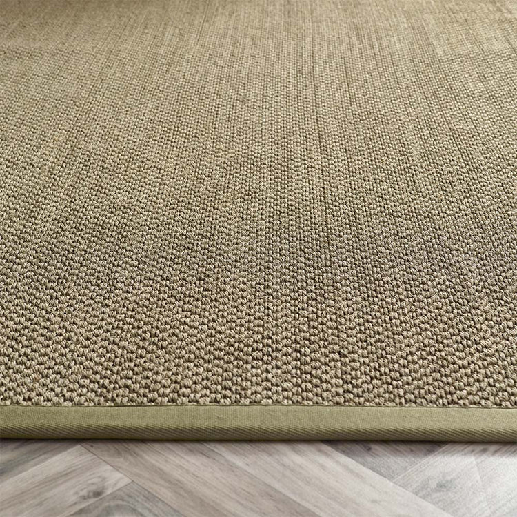 Origins Sisal Sage Green with Sage Green Border