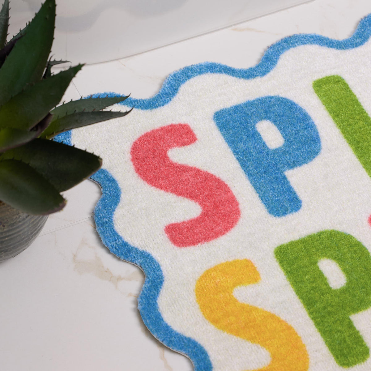 Dip & Drip Nylon Printed Bathroom Splish Splash