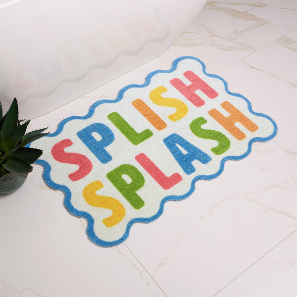 Dip & Drip Nylon Printed Bathroom Splish Splash