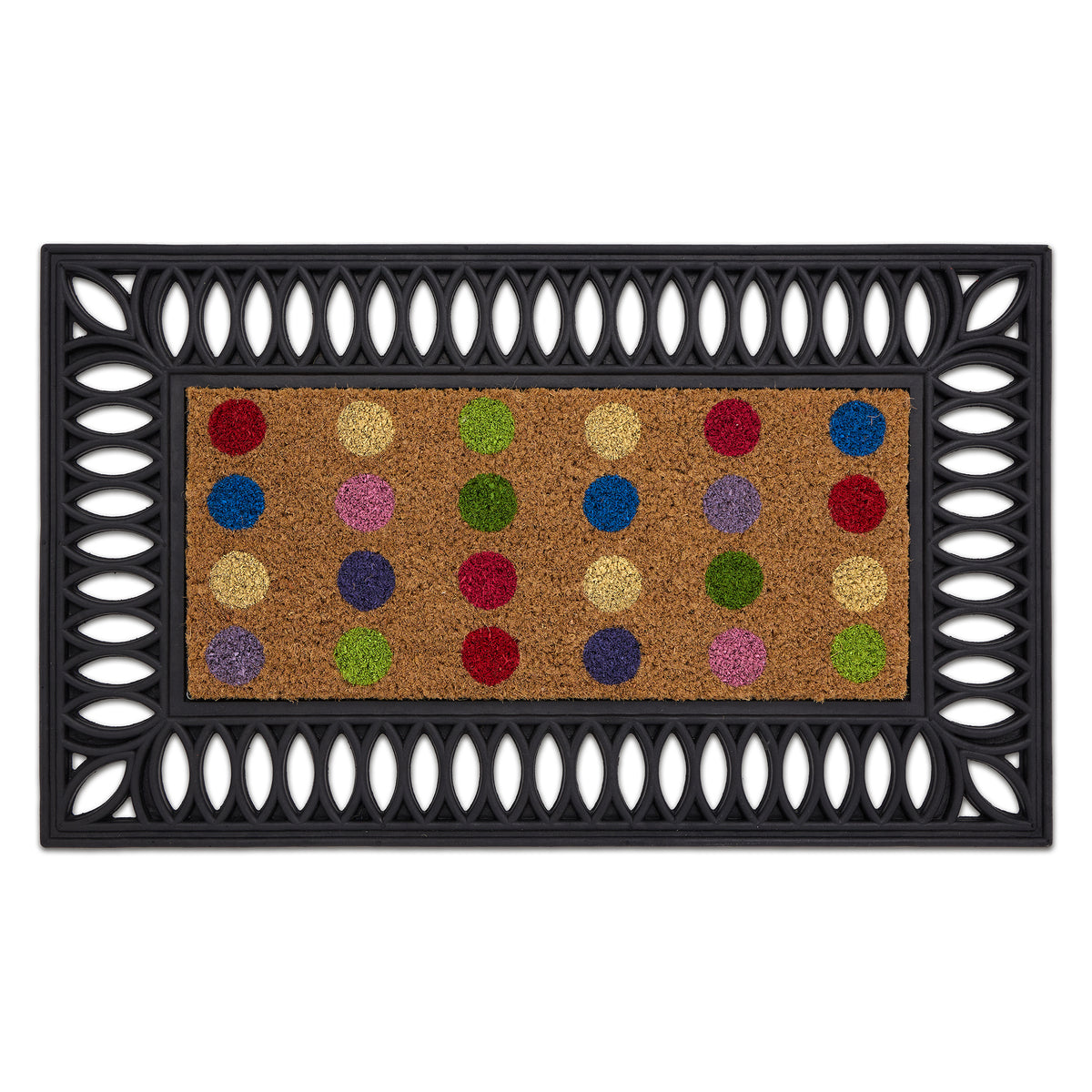 Spring Coir Mat Insert My Mat Coir Insert Spots - Phoenox Textiles
