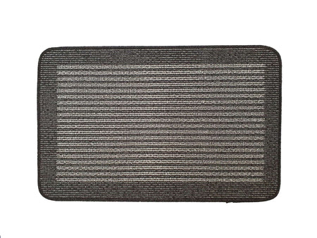 MadeNorth Stain Resistant Durable Charcoal Stripe