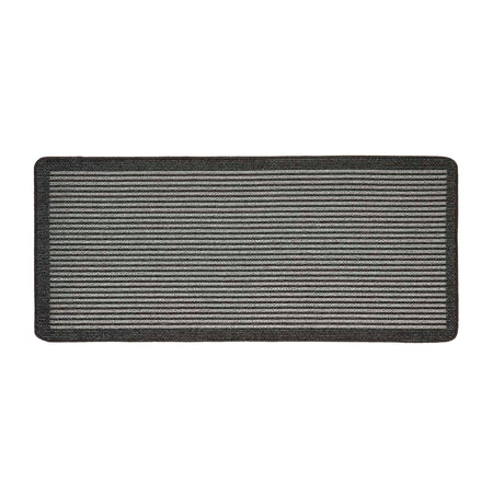 MadeNorth Stain Resistant Durable Charcoal Stripe