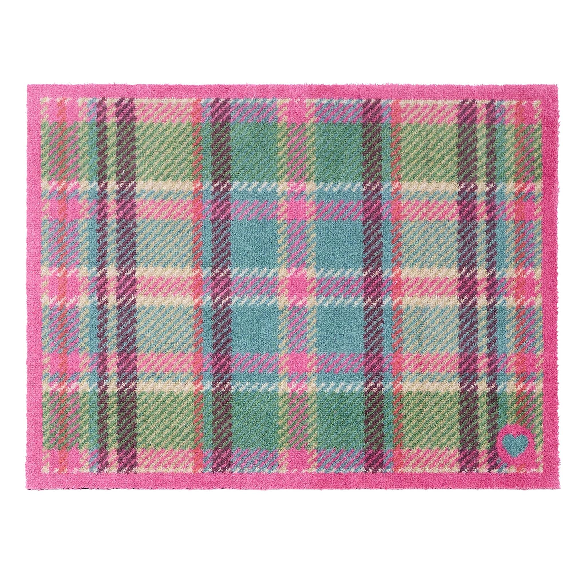 Hug Rug Tartan Pink/Green - Phoenox Textiles