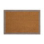 My Mat Printed Coir Border Taupe