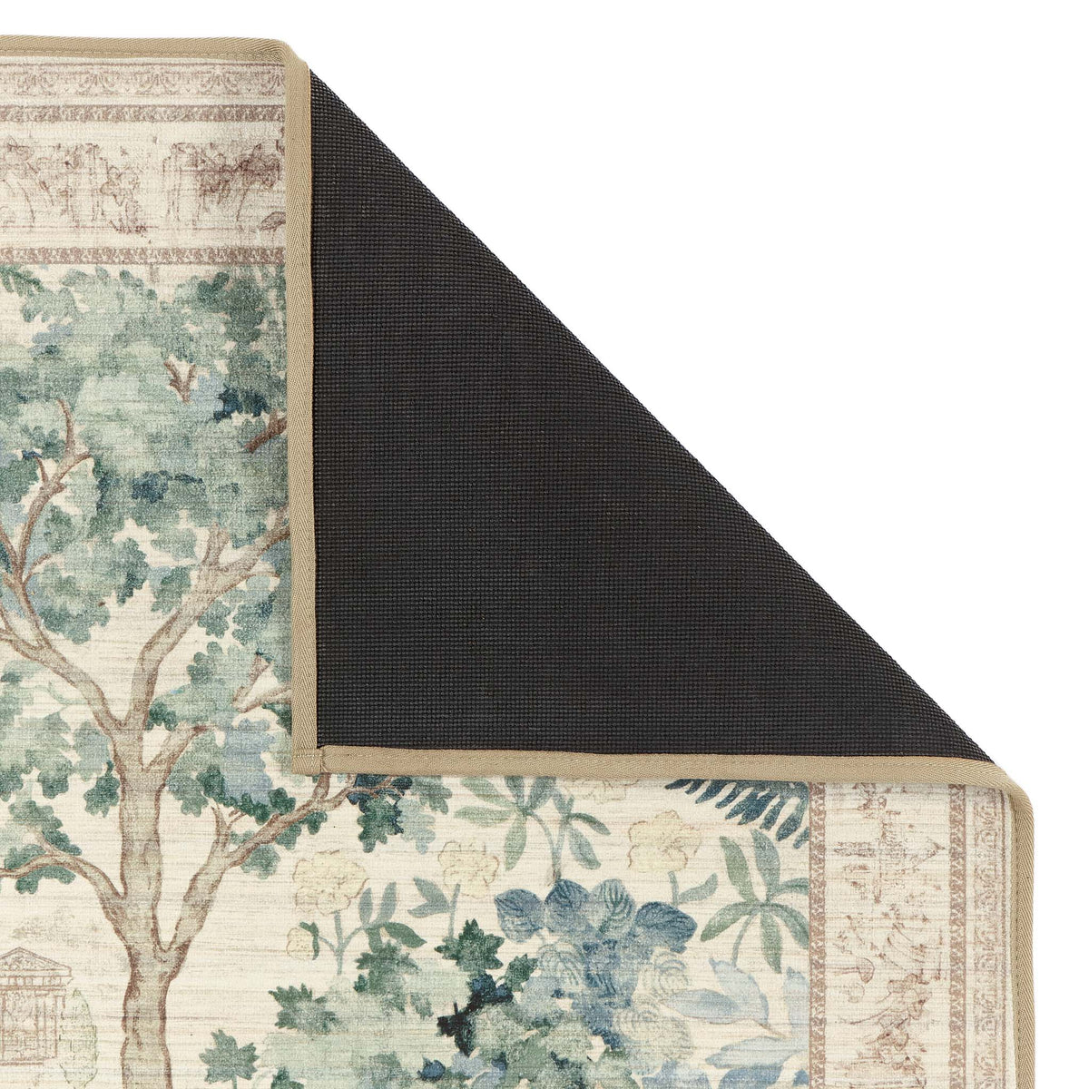 Highgrove by Sanderson x Hug Rug Eco-Washable The Stumpery Fern