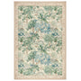Sanderson By Highgrove x Hug Rug Eco-Washable The Stumpery Fern Rug with a nauture inspired pattern. 