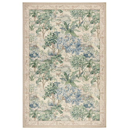 Highgrove by Sanderson x Hug Rug Eco-Washable The Stumpery Fern
