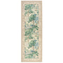 Sanderson By Highgrove x Hug Rug Eco-Washable The Stumpery Fern Runner with a nature inspired pattern. 