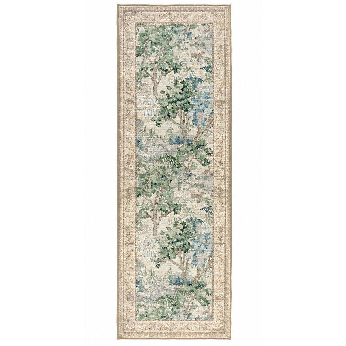 Highgrove by Sanderson x Hug Rug Eco-Washable The Stumpery Fern
