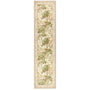 Sanderson By Highgrove x Hug Rug Eco-Washable The Stumpery Lichen Runner with a nature inspired pattern.