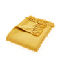 Hug Rug Woven Plain Throw Gold