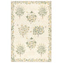 Sanderson By Highgrove x Hug Rug Eco-Washable Thyme Walk Lichen & Gooseberry with a nature inspired pattern.