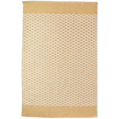 Hug Rug Woven Trellis Rug Gold