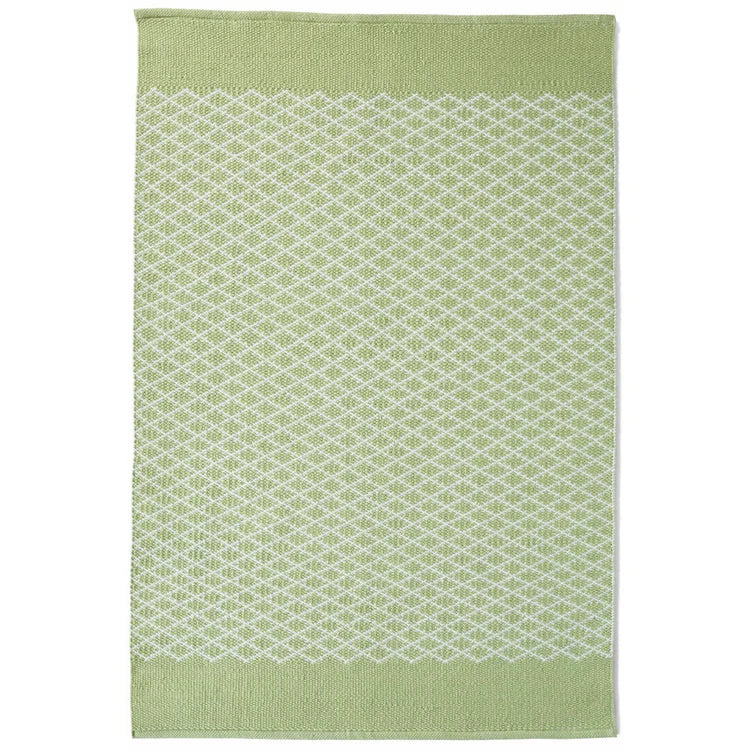 Hug Rug Woven Trellis Rug Green