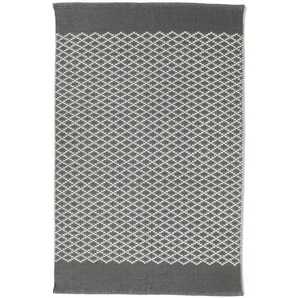 Hug Rug Woven Trellis Rug Warm Grey