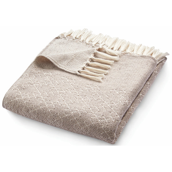 Hug Rug Woven Trellis Throw Natural