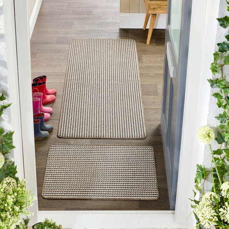 MadeNorth Stain Resistant Twist Stripe Natural