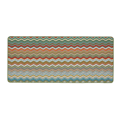 My Mat Stain Resistant Candy Multi Green Zigzag