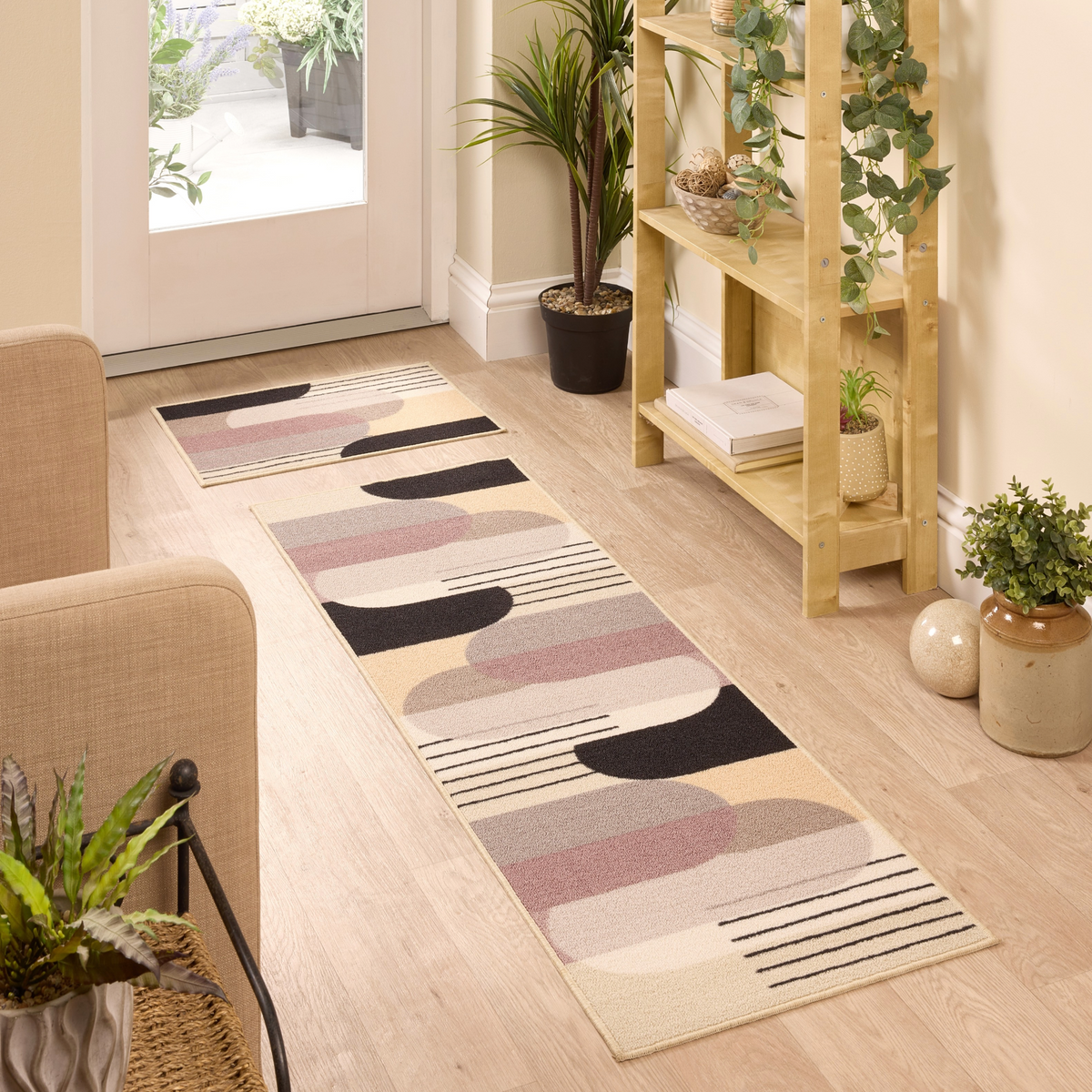 Floormatters Modern Arches Mat and Runner Set