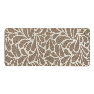 My Mat Sculptured Washable Patterened Rain Drop Mink