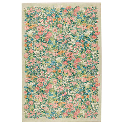 Hug Rug X Graham & Brown Wallflower Sage Eco-Washable