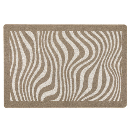 MadeNorth Sculptured Washable Patterened Waves Mink