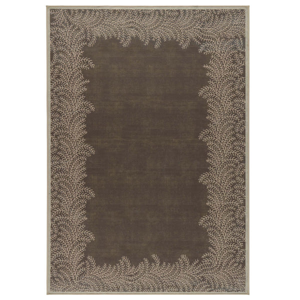 Hug Rug X Graham& Brown Whispering Fern Mocha Eco-Washable