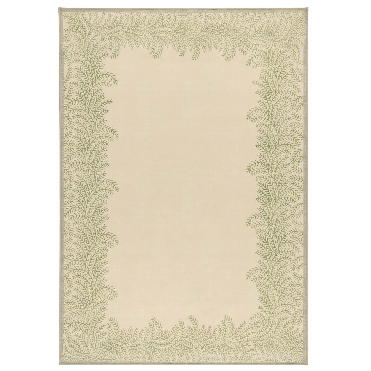 Hug Rug x Graham & Brown Whispering Fern Parchment Eco-Washable