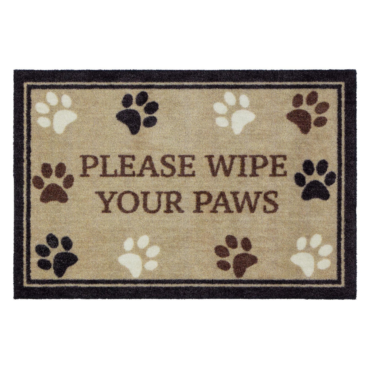 Howler & Scratch Patterned Wipe Your Paws Border