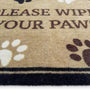 Howler & Scratch Patterned Wipe Your Paws Border
