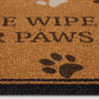 My Mat Printed Coir Wipe Your Paws Border