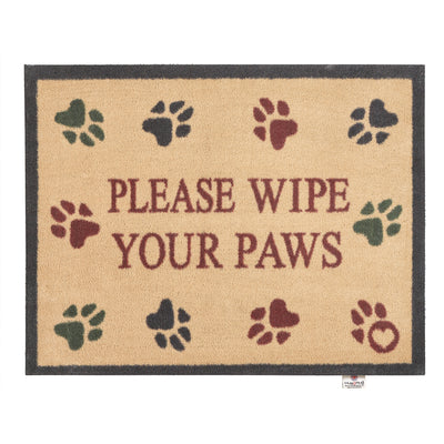 Hug Rug Wipe Your Paws Beige